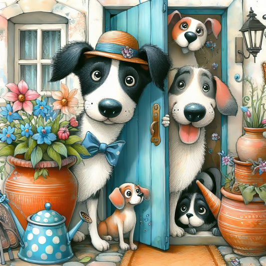 Garden Greeting Pups (FD Drills)
