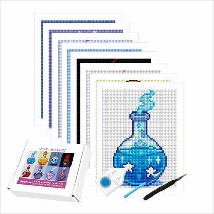 MINI – Magical Potion Bottles 12x17cm – Square Drills