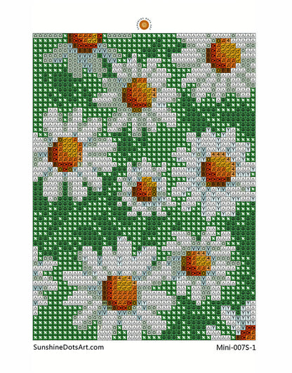 MINI - Story of Flowers (AB) 11x15cm - Square Drills