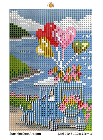 MINI - Dream Travel (AB+FD) 10.5x15.2cm - Square Drills