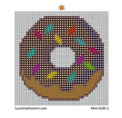 MINI - Donut Planet (AB+FD) 15x15cm - Square Drills