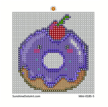 MINI - Donut Planet (AB+FD) 15x15cm - Square Drills