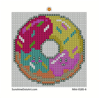 MINI - Donut Planet (AB+FD) 15x15cm - Square Drills