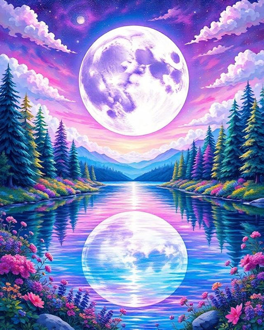 Moonrise Lake Magic (FD+Metallic Drills)