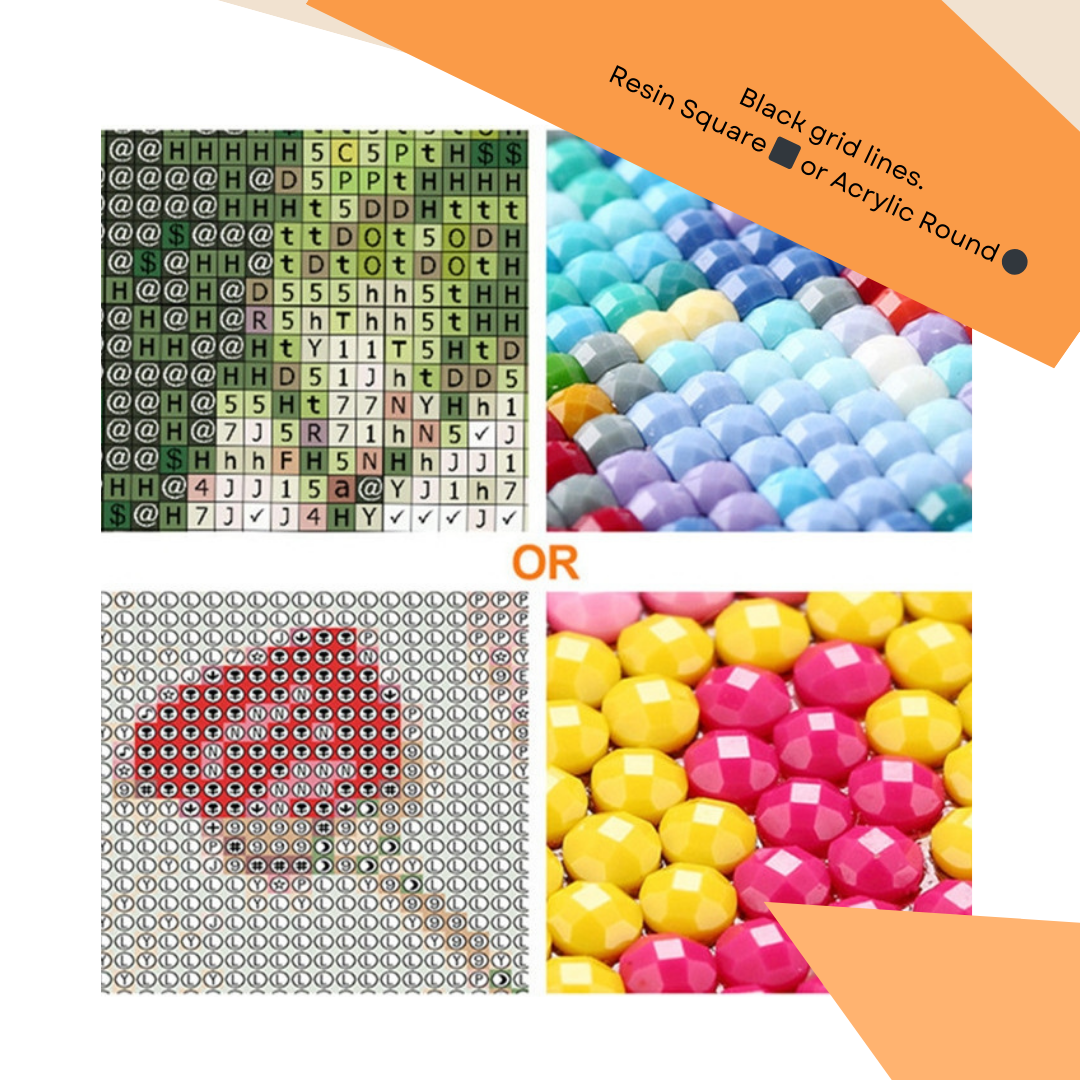 MINI - Months of the Year (AB) 10.2 × 15.4 cm - Square Drills