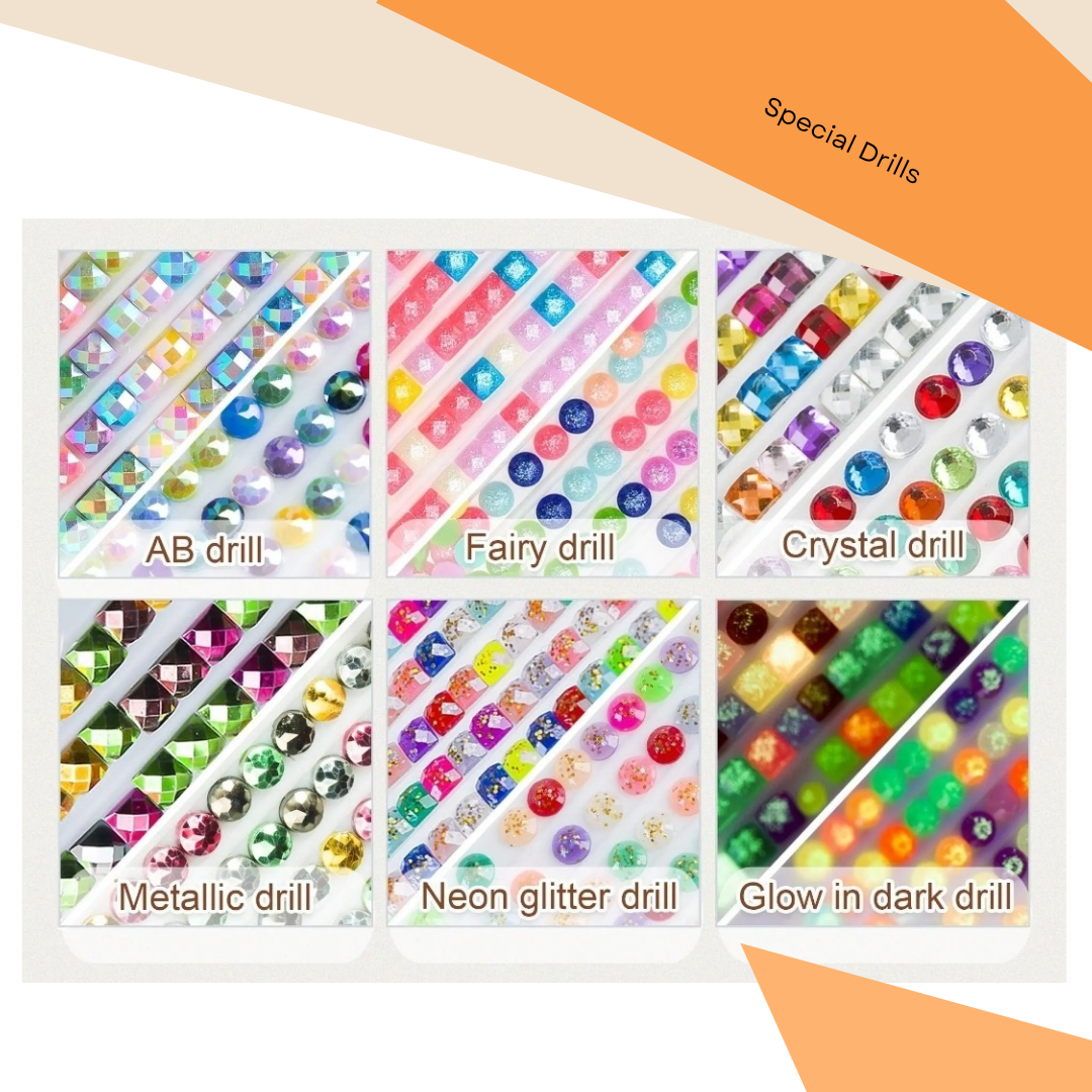 MINI - Months of the Year (AB) 10.2 × 15.4 cm - Square Drills