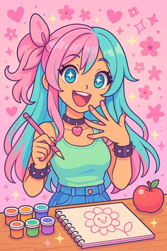 Pastel Pop Artist (3FD+2AB Drills)