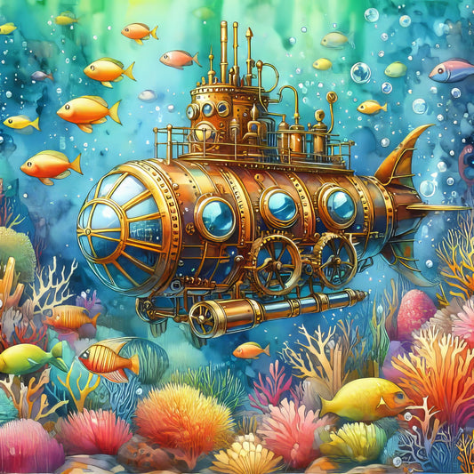 Steampunk Submarine Adventure (FD+AB Drills)