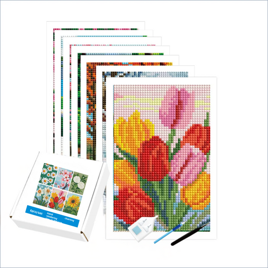 MINI - Story of Flowers (AB) 11x15cm - Square Drills