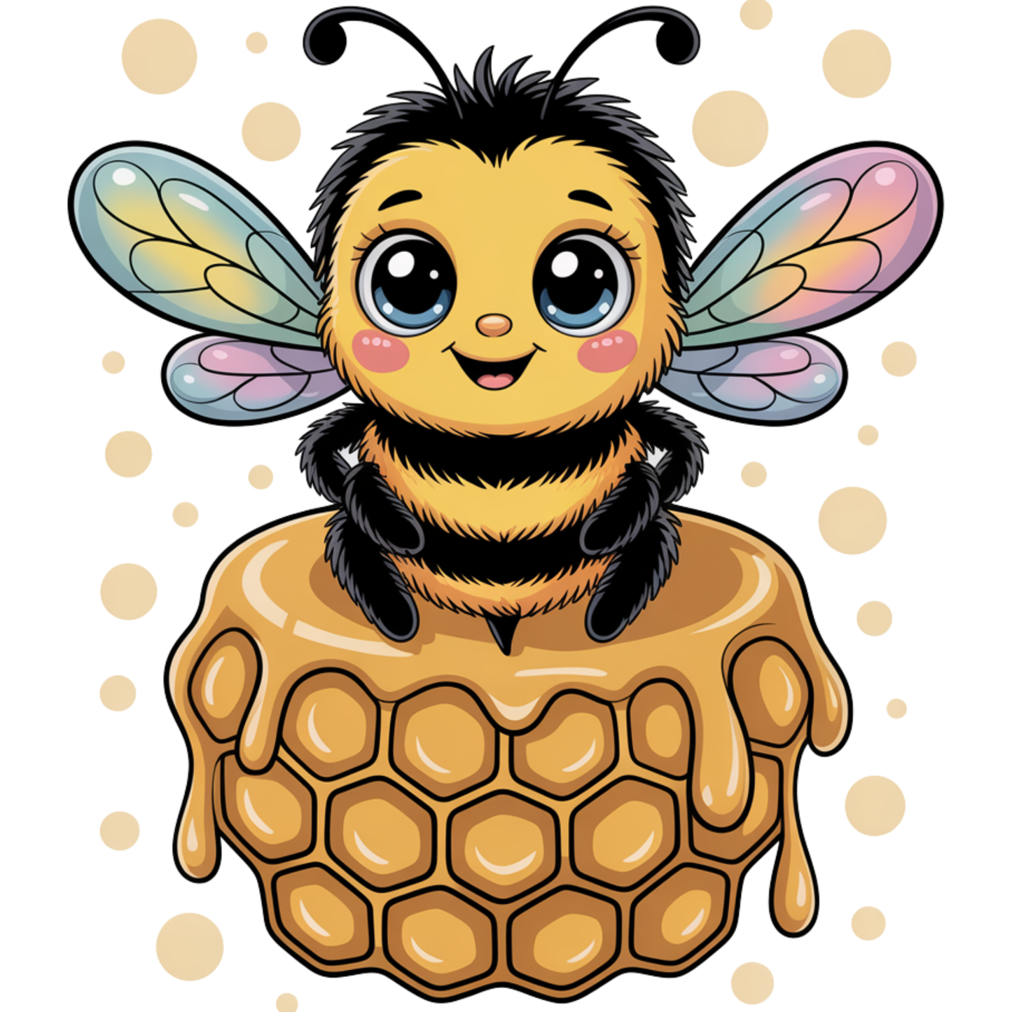 Honey Bee Sweetie (FD+AB) 30x30cm 🔘🔲