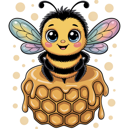Honey Bee Sweetie (FD+AB) 30x30cm 🔘🔲