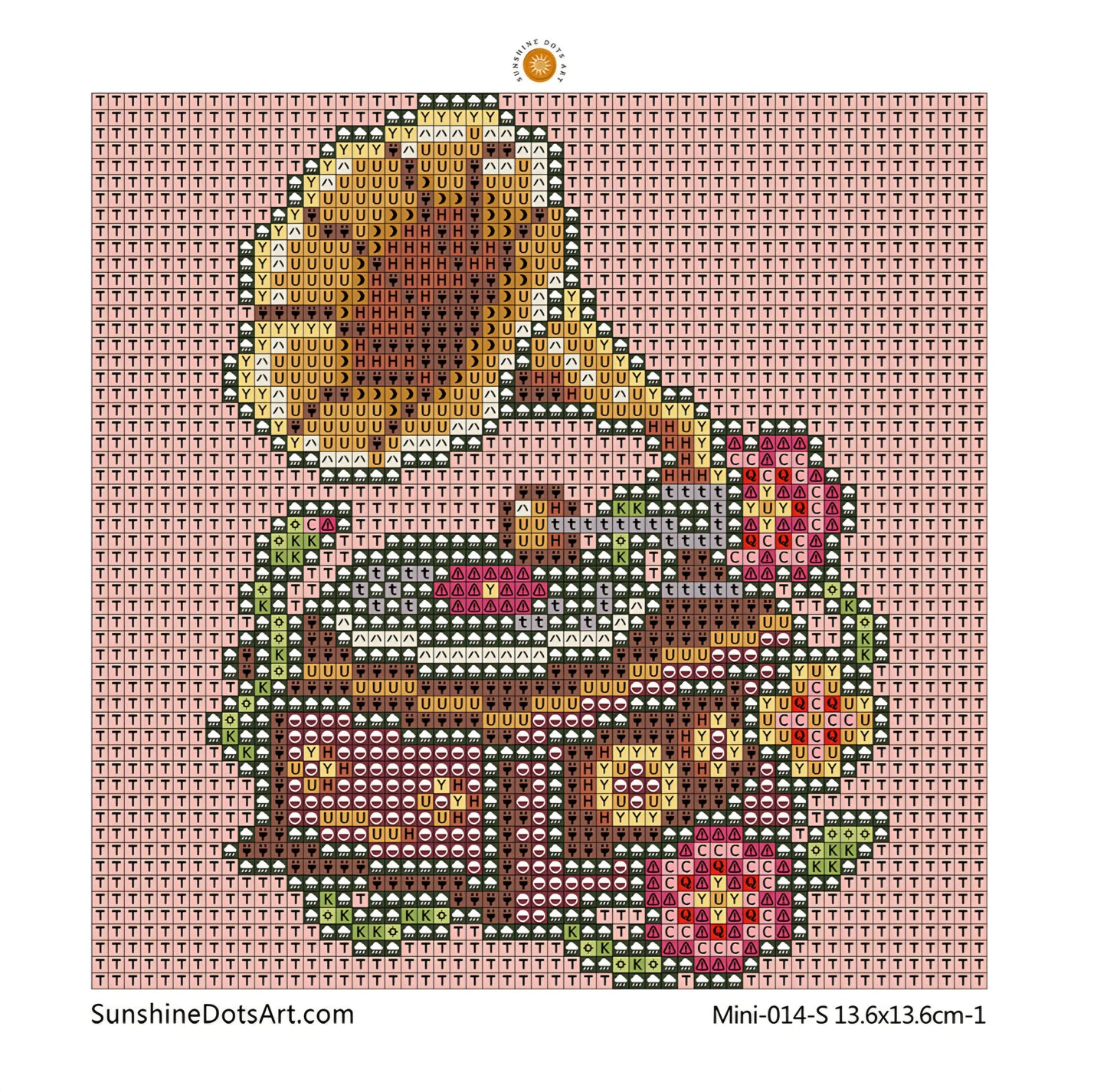 MINI - Retro Decor (AB+FD) 13.6x13.6cm - Square Drills