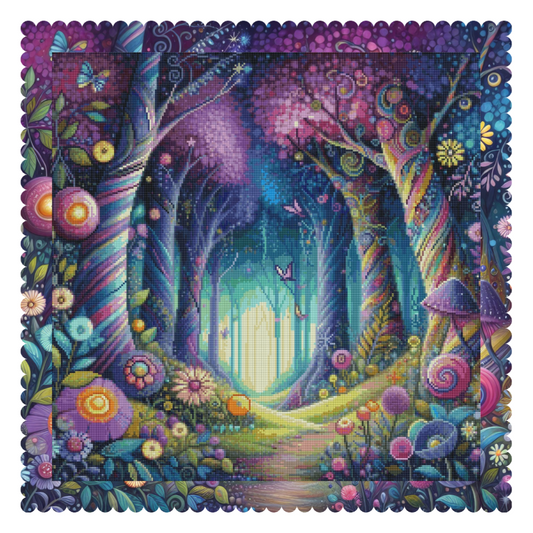 Whimsywood Path (FD+AB) 60x60cm 🔘🔲 | Diamond Painting Kit