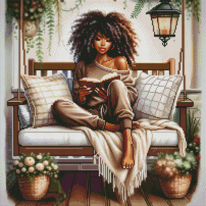 Cozy Porch Escape (FD) 50×50cm 🔘🔲