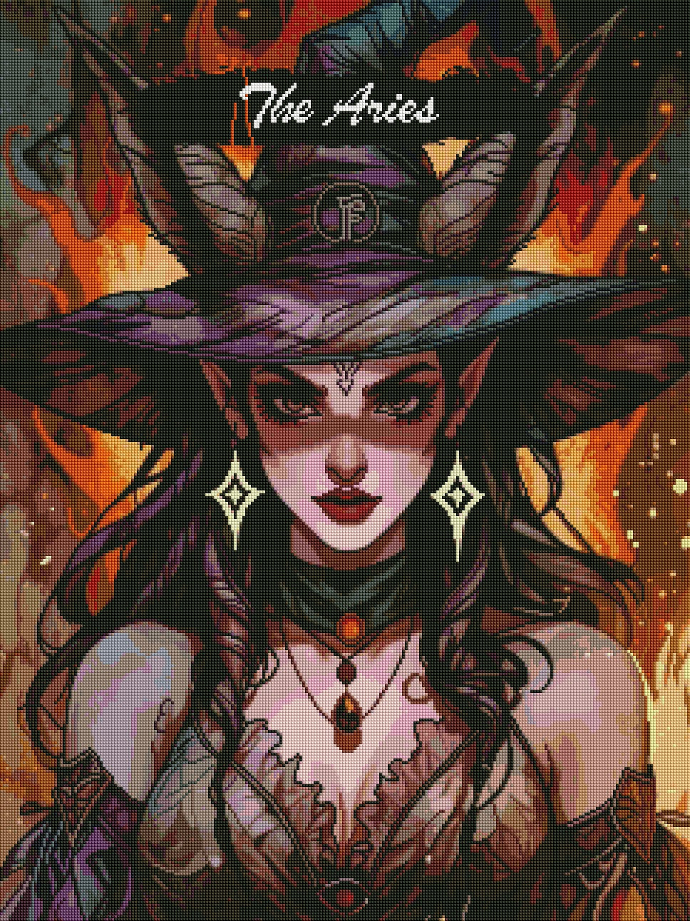 The Aries – Fierce Flame | Diamond Painting