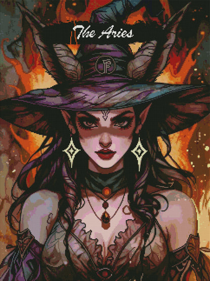 The Aries – Fierce Flame | Diamond Painting