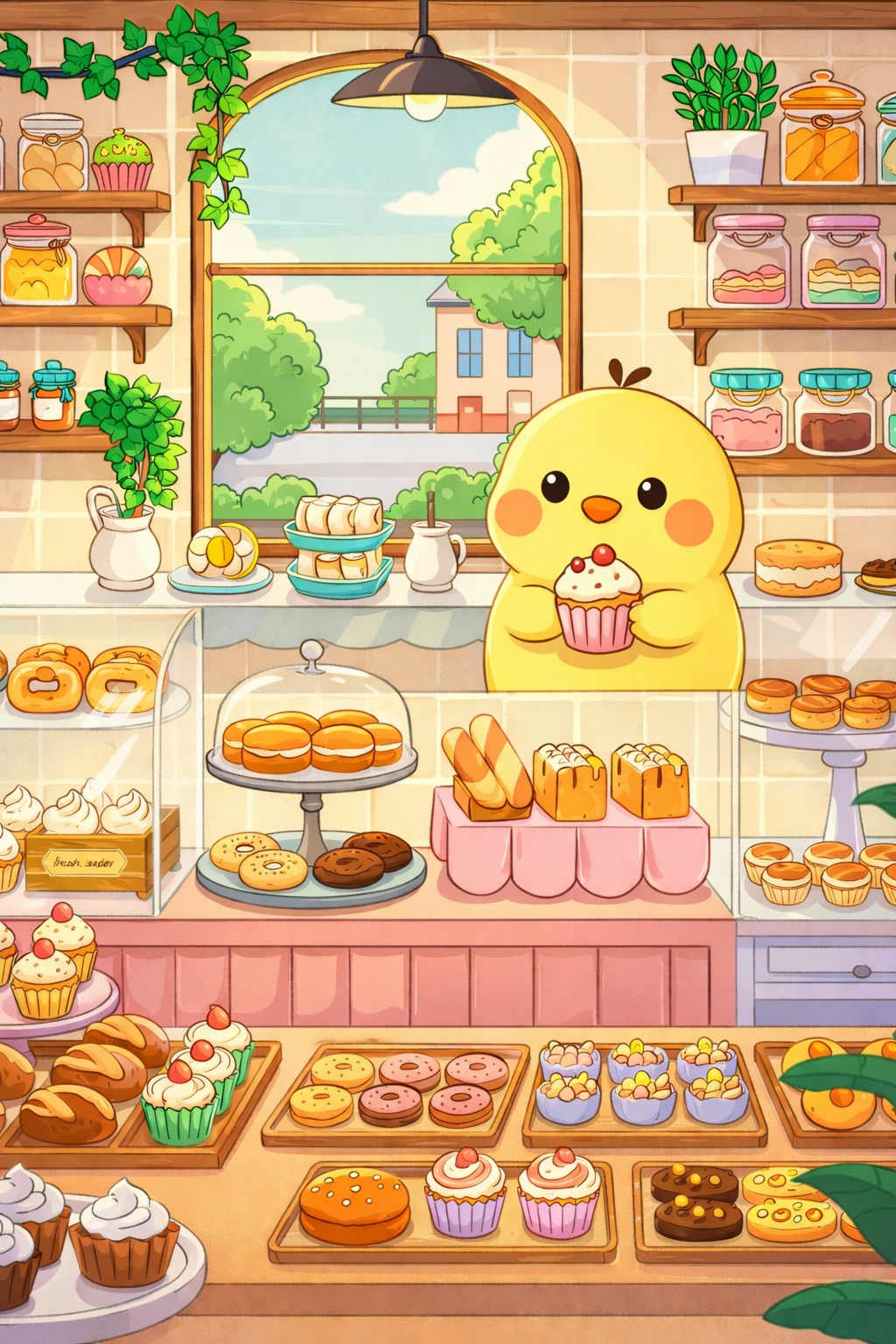 Sweet Bakery Chick (FD + AB) 60x80cm 🔘🔲
