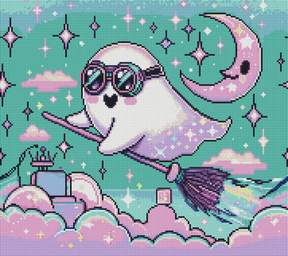 Ghostly Flight (FD+Crystal) 45x40cm 🔘🔲