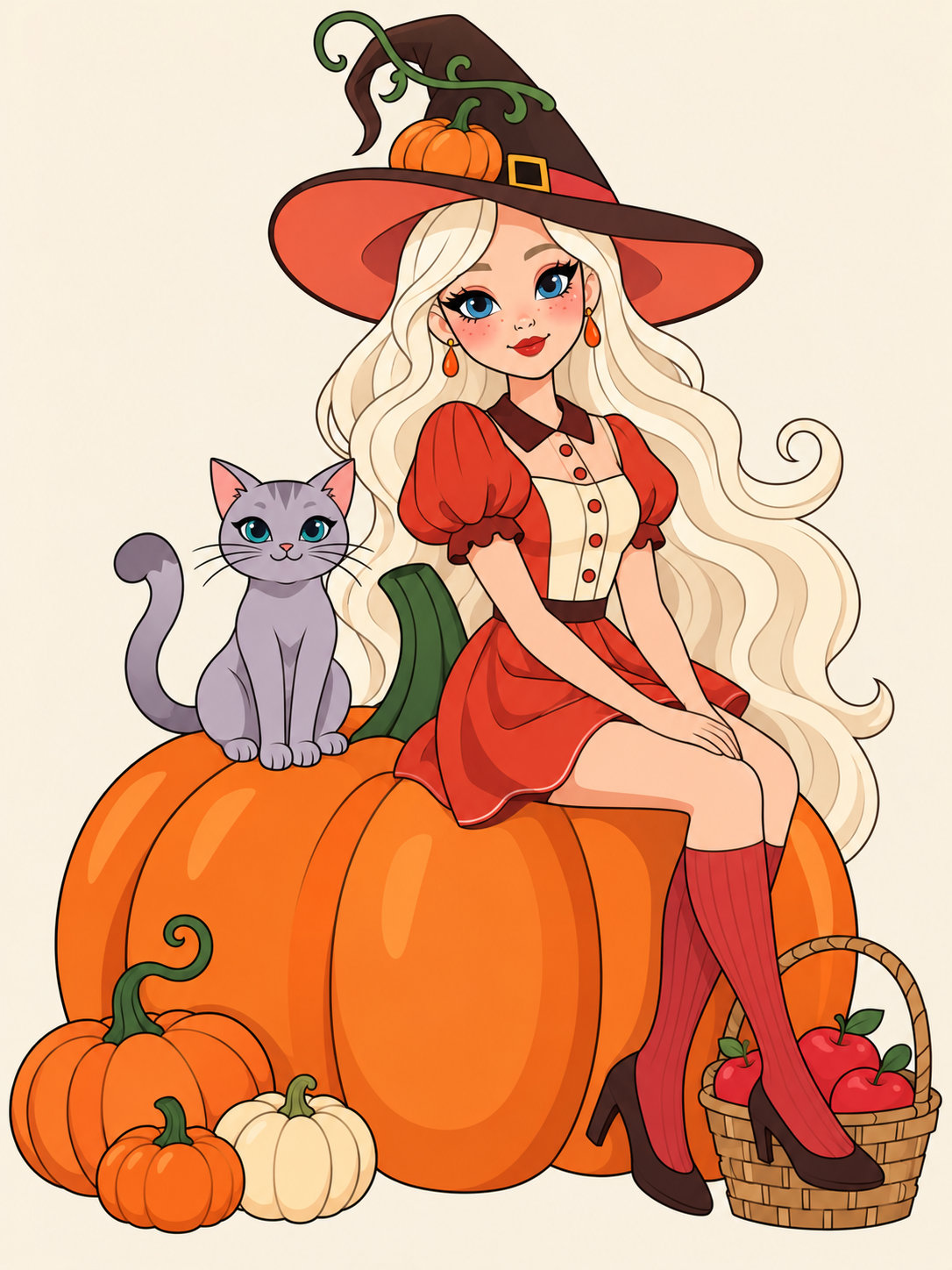 Pumpkin Patch Besties | Diamond Painting