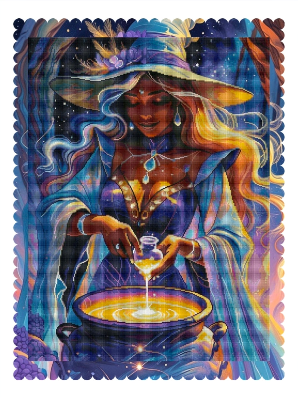 Starlight Sorceress | Diamond Painting