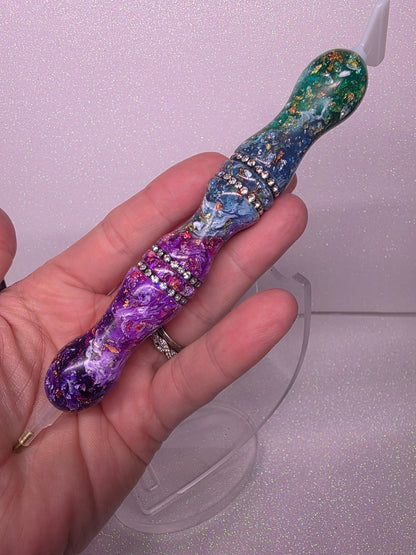 Aurora Bloom Resin Pen