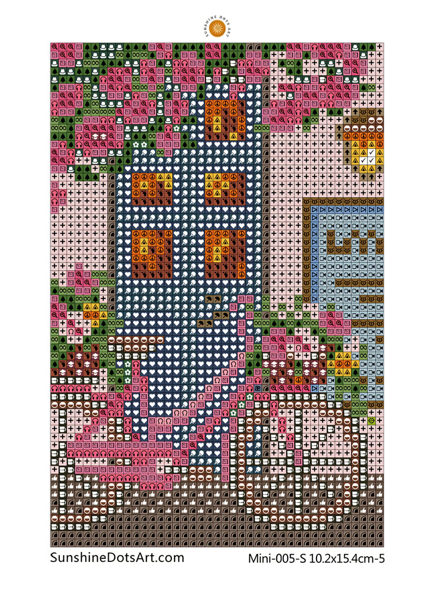 MINI - Months of the Year (AB) 10.2 × 15.4 cm - Square Drills
