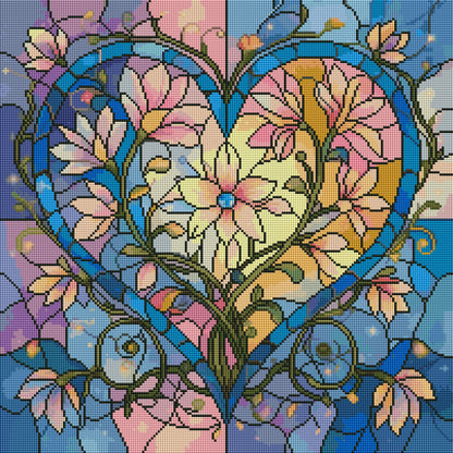 Pastel Bloom (FD+Metallic) 50x50cm 🔘🔲