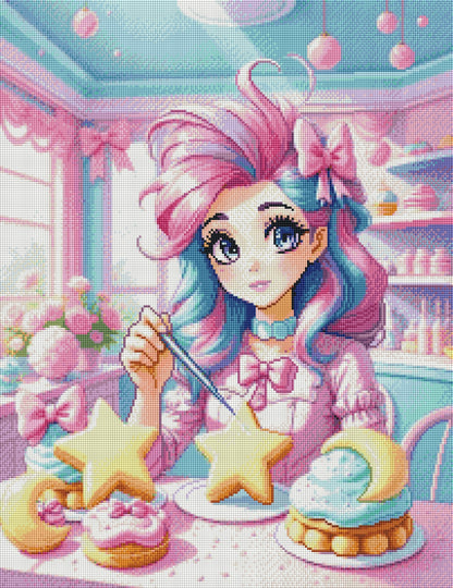 Kiki’s Celestial Cookie Cafe (FD+AB) 50x65cm 🔘🔲