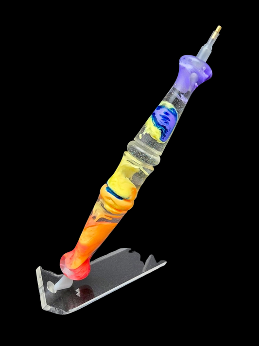 Solar Flare Resin Pen