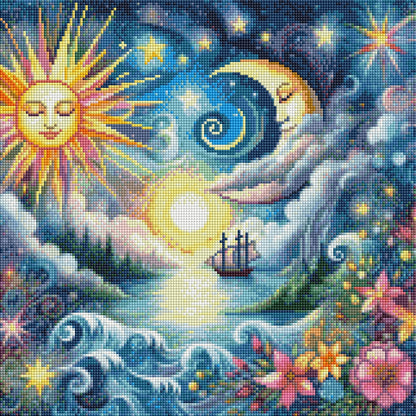 Celestial Voyage (FD+Crystal) 40x40cm 🔘🔲