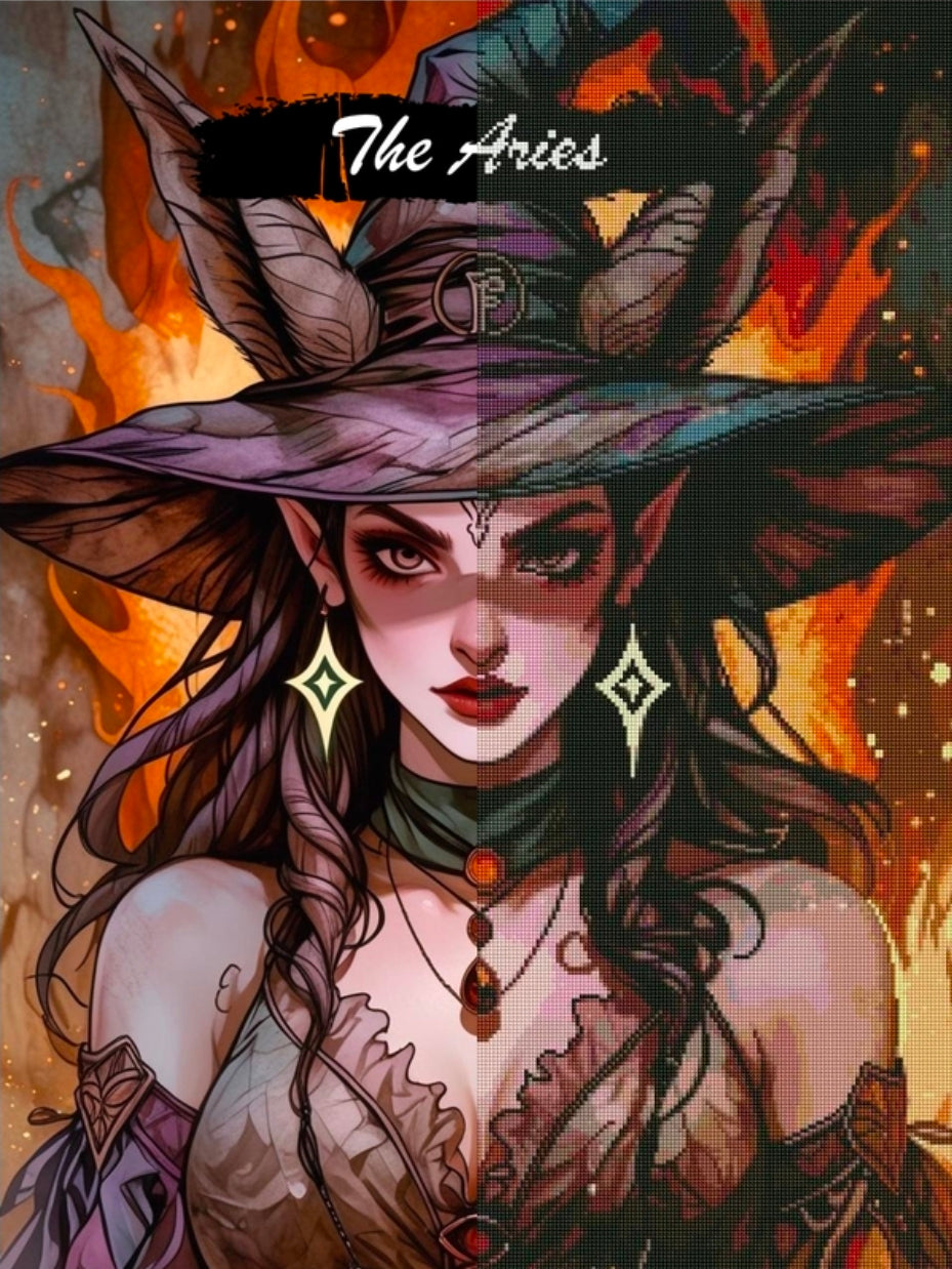 The Aries – Fierce Flame | Diamond Painting