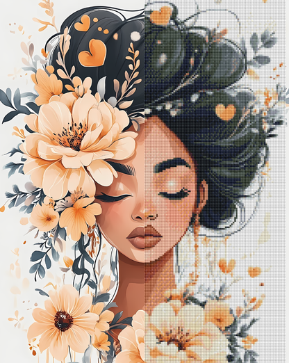 Golden Bloom (FD) 45x60cm 🔘🔲