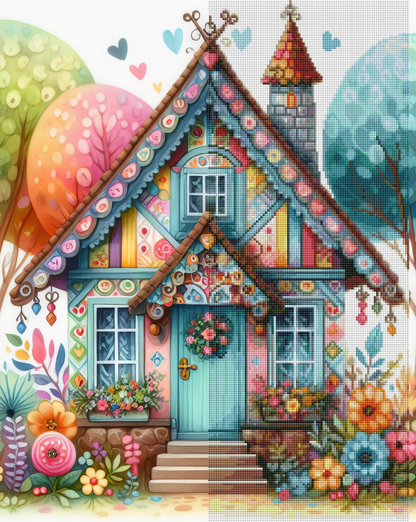 Sugarplum Cottage (FD+NG) 50x65cm 🔘🔲