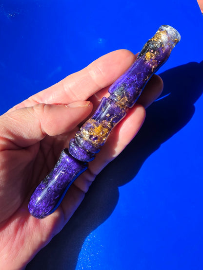 Amethyst Ember Resin Pen