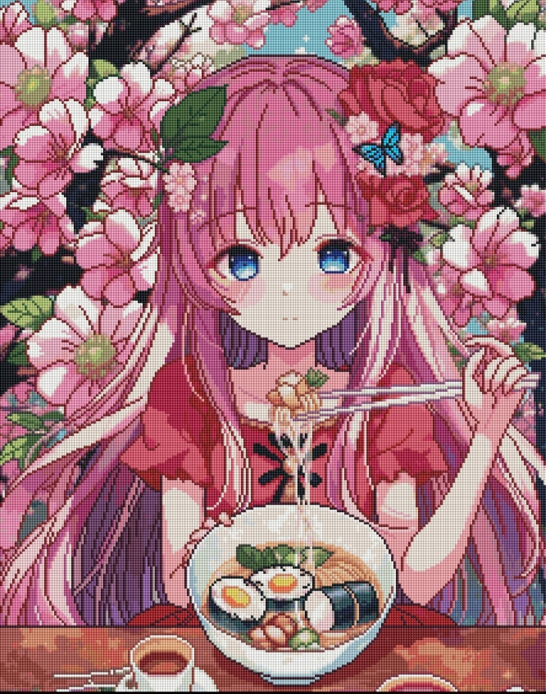 Sakura Lunch Date | Diamond Painting