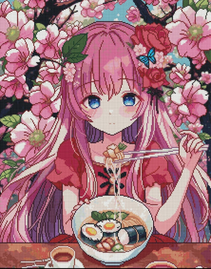 Sakura Lunch Date | Diamond Painting