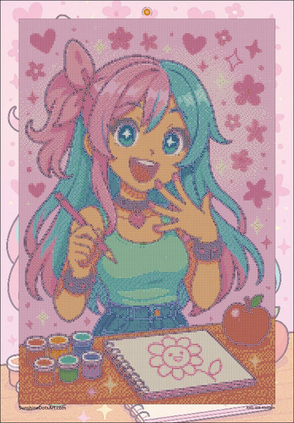 Pastel Pop Artist (3FD+2AB Drills)