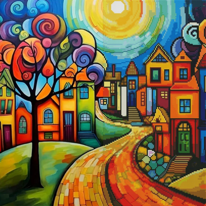 Dream Street (FD+AB) 50x50cm 🔘🔲