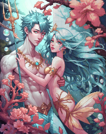 Ocean Royalty (FD+AB) 50x65cm 🔘🔲