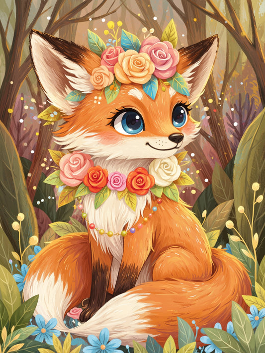 Floral Crown Fox (5FD+3AB)
