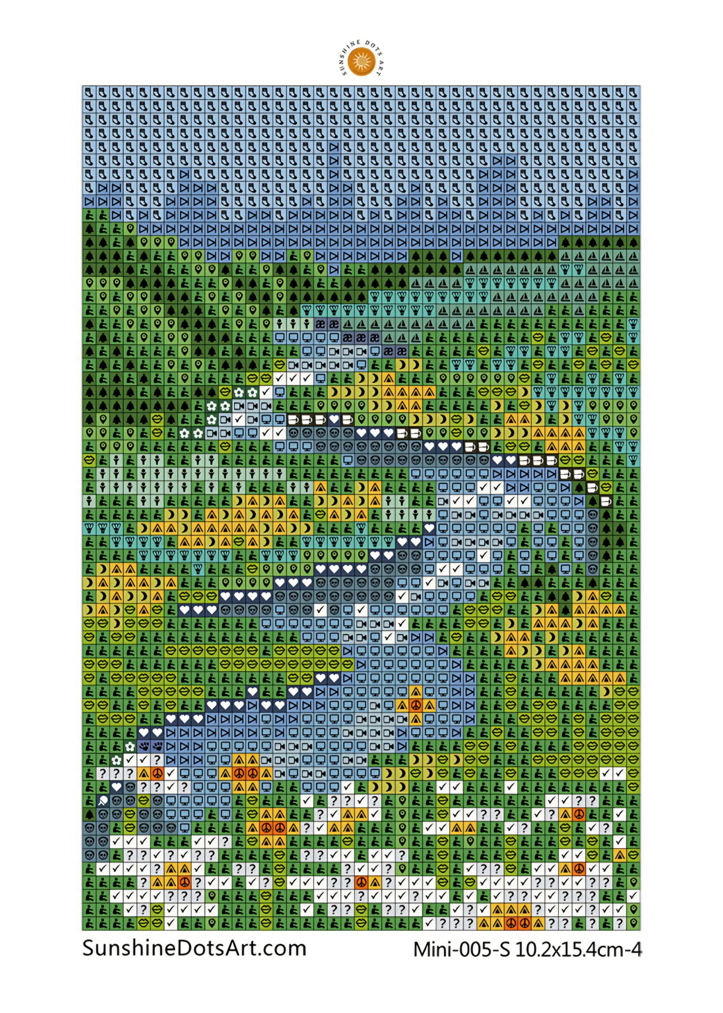 MINI - Months of the Year (AB) 10.2 × 15.4 cm - Square Drills