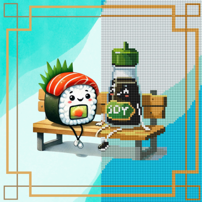 Soy Mate for Life (FD+Crystal) 30x30cm 🔘🔲