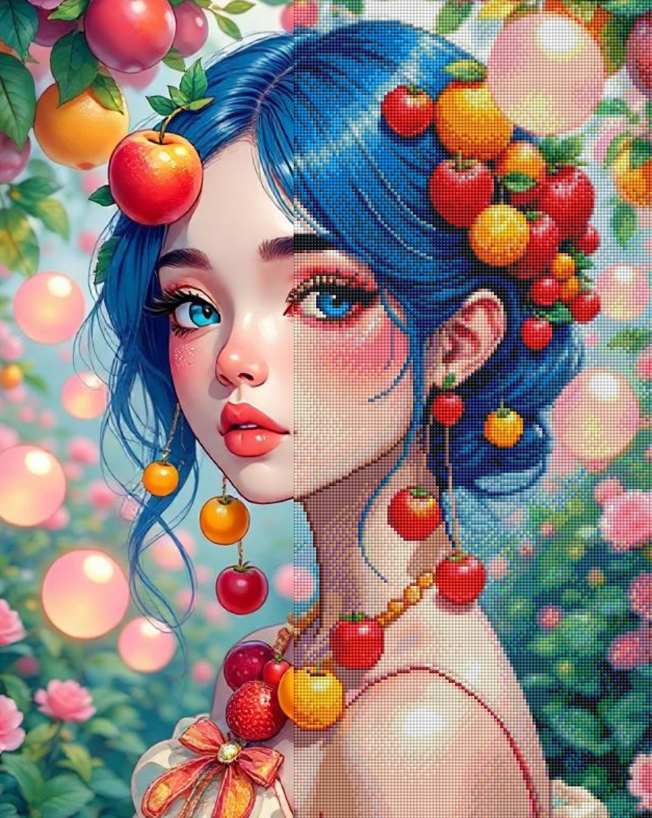 Fruit Garden Muse (FD+AB) 50x65cm 🔘🔲