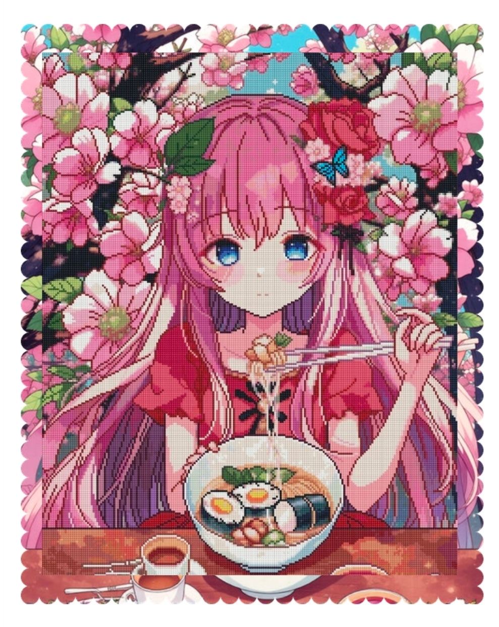 Sakura Lunch Date | Diamond Painting