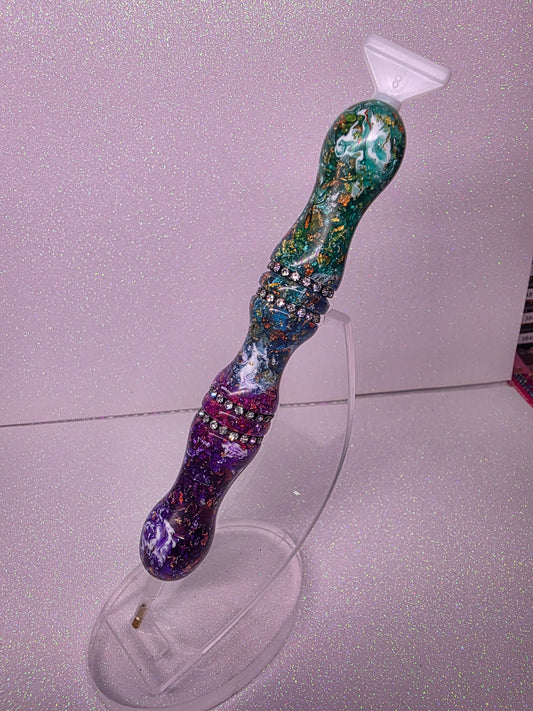 Aurora Bloom Resin Pen