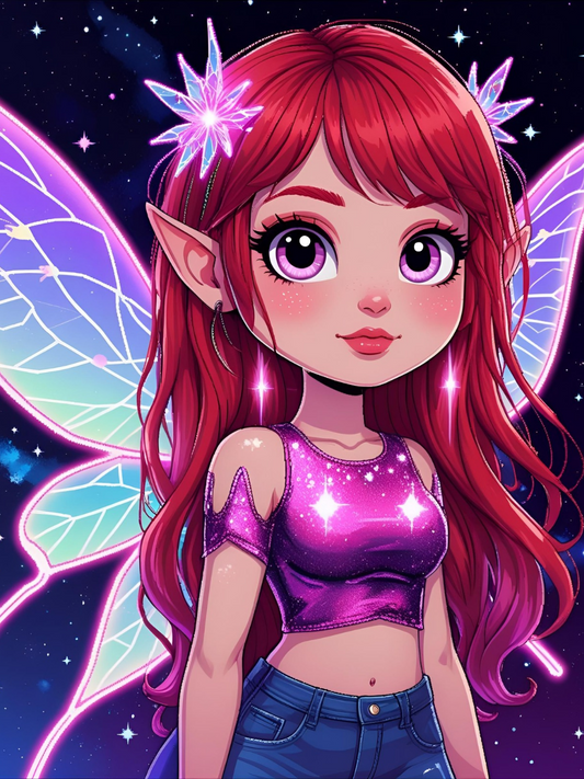 Galaxy Glow Fairy (FD+Crystal Drills)