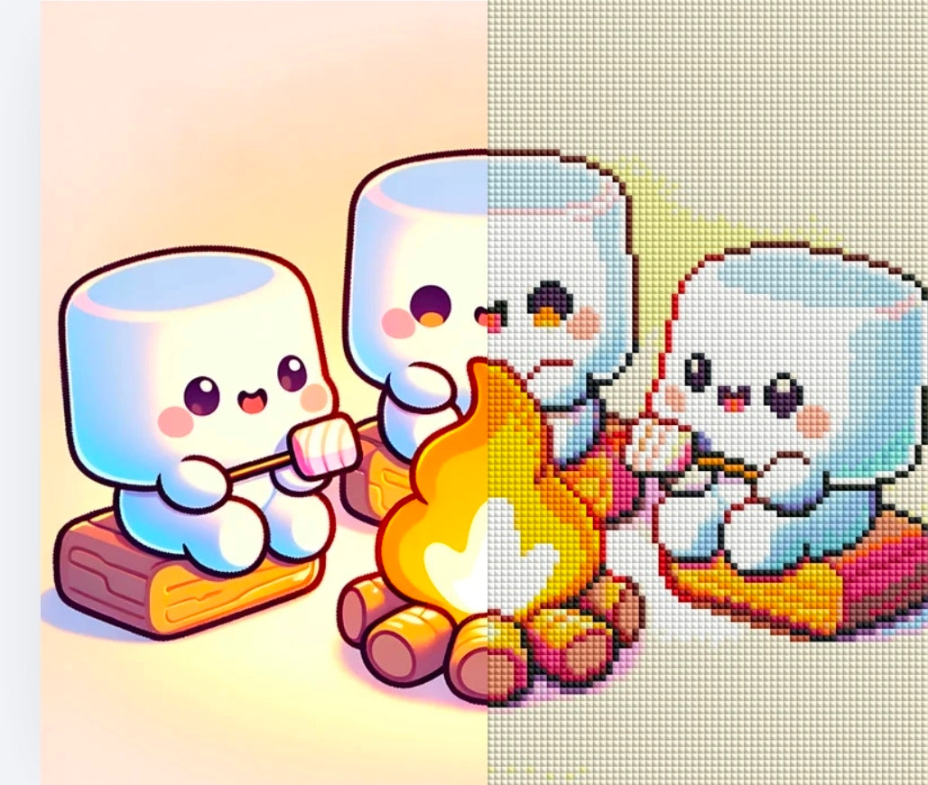 Toasty Marshmallow (FD) 35x30cm 🔘🔲