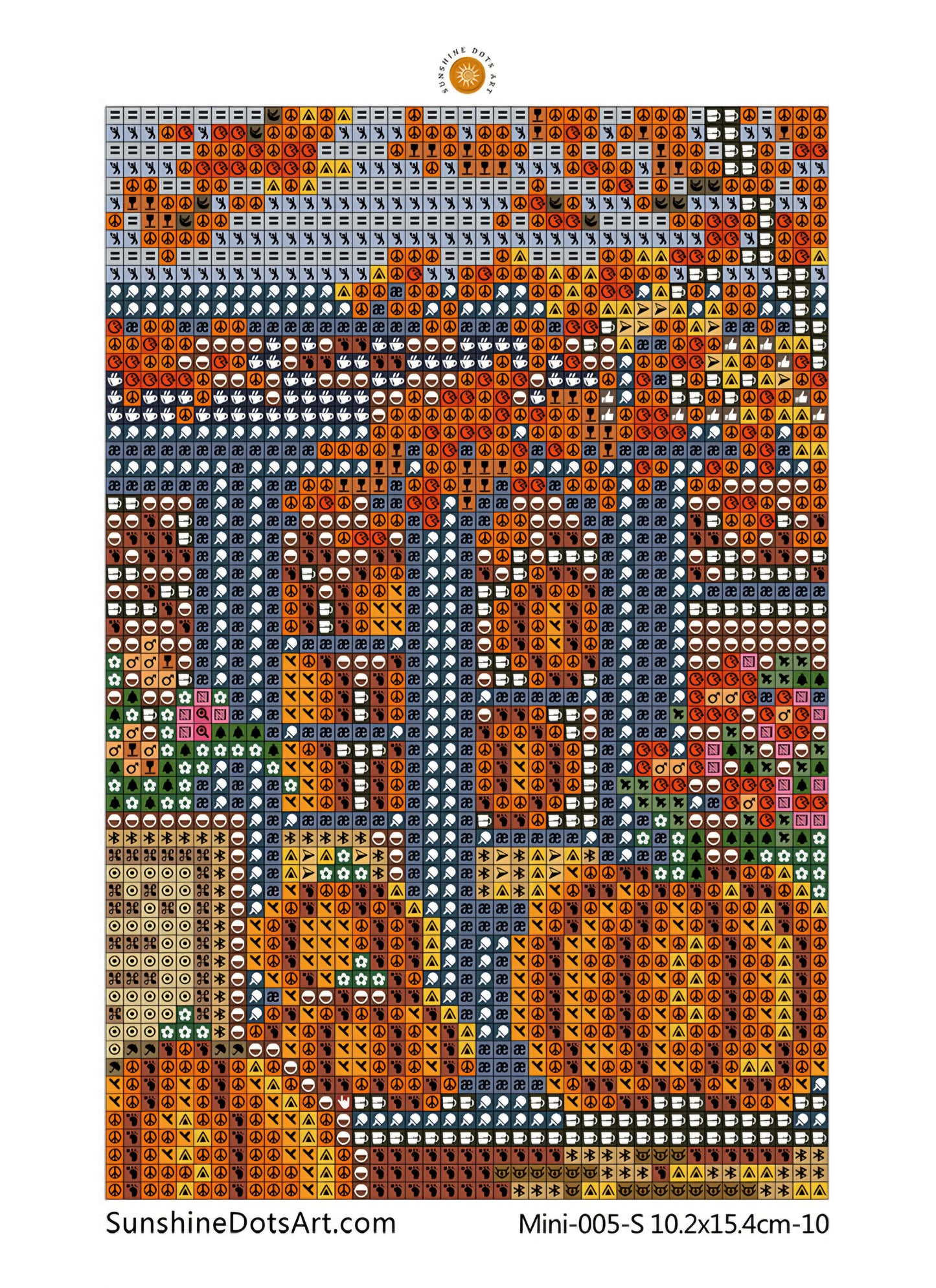 MINI - Months of the Year (AB) 10.2 × 15.4 cm - Square Drills
