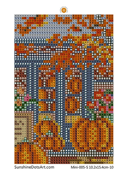 MINI - Months of the Year (AB) 10.2 × 15.4 cm - Square Drills
