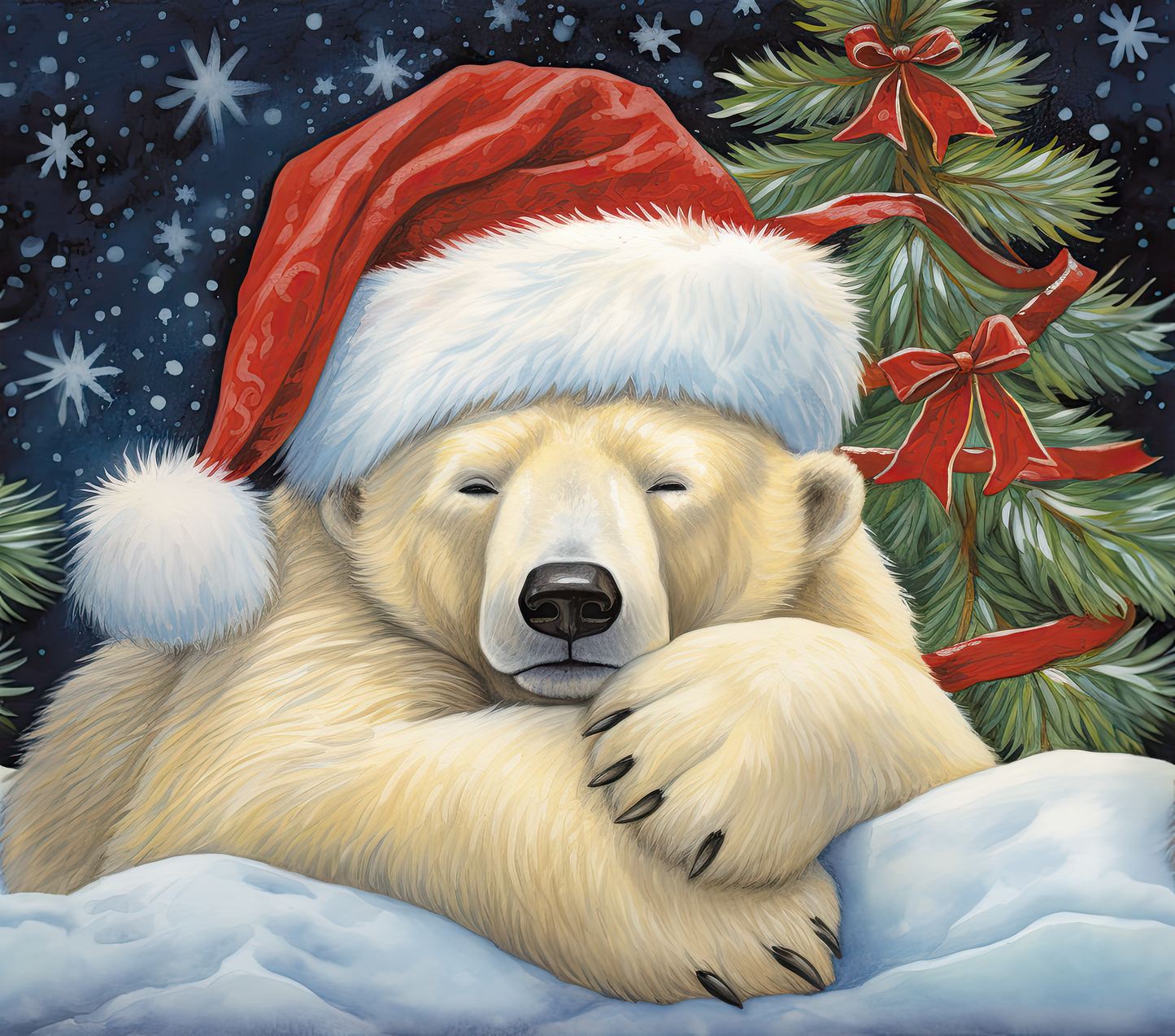 Cozy Christmas Bear (5 FD + 3 AB + 1 Metallic)
